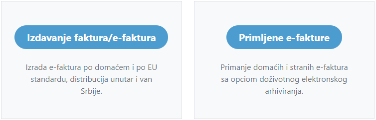 Demo e-faktura za izdavanje e-faktura i prijem e-faktura na e-Invoices Online.