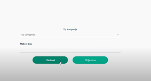 tip kompanije prijava u SEF izabranje
