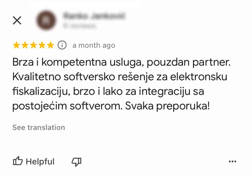 e-invoices Online komentar korisnika